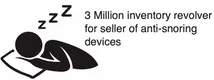 3 Million inventory revolver for seller of anti-snoring devices