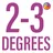 2-3 Degrees