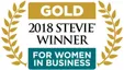 Gold Stevie award for Women in Business - Work Life Balance