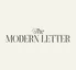 The Modern Letter